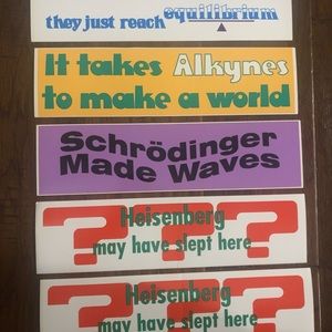 Science Pun Bumper Stickers
